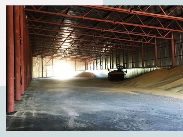 Строительство зернохранилищ в Орехове-Зуеве