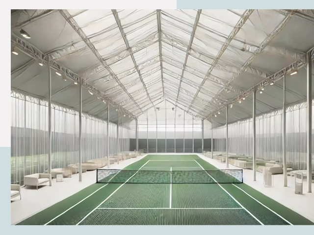 Строительство теннисных кортов в Орехове-Зуеве