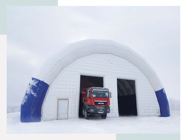 Мобильные ангары в Орехове-Зуеве