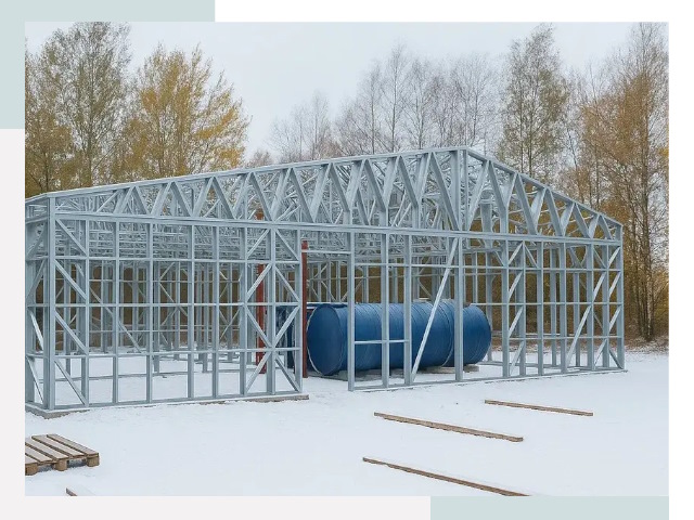 Металлические ангары в Орехове-Зуеве