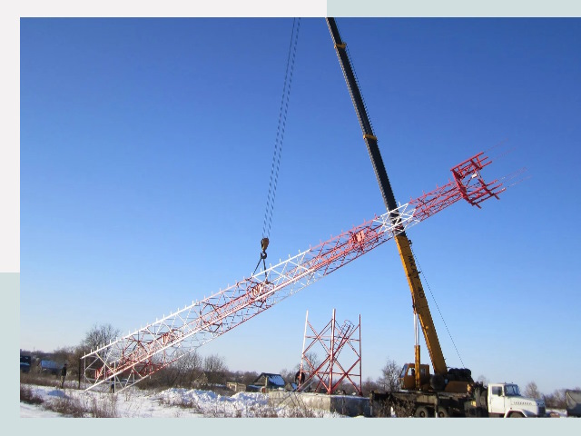 Строительство башен связи в Орехове-Зуеве от 625 руб.