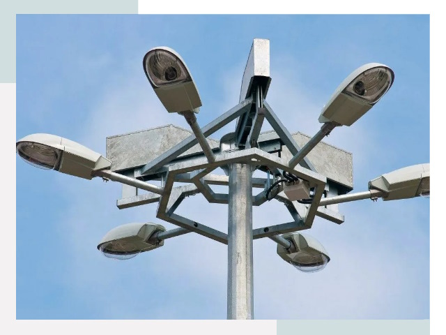 Монтаж осветительных мачт в Орехове-Зуеве