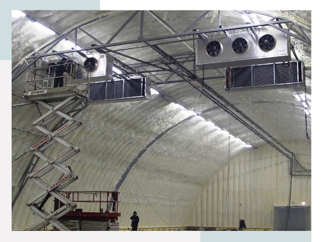 Оснащение ангаров в Орехове-Зуеве