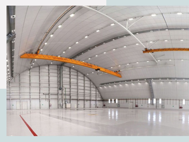 Оснащение ангаров в Орехово-Зуево от СтальСтрой-Рхв - цена от 625 руб.