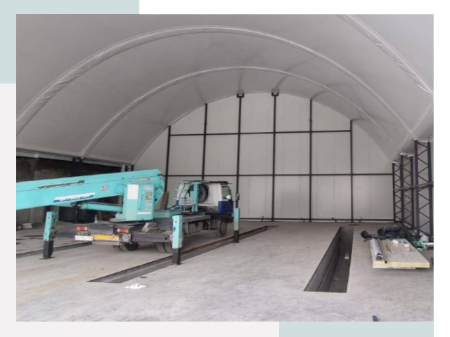 Внутреннее оснащение ангаров в Орехове-Зуеве