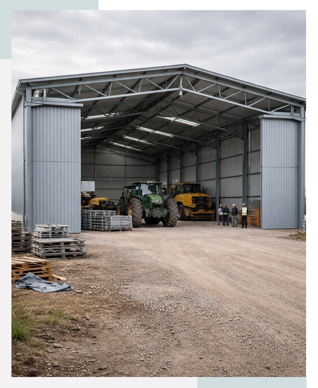 Ангары для сельхозтехники в Орехове-Зуеве от 20840 р. | СтальСтрой-Рхв