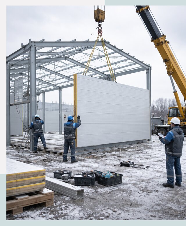 Строительство холодильных складов под ключ в Орехове-Зуеве