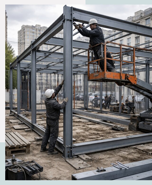 Строительство и монтаж торговых павильонов под ключ в Орехове-Зуеве