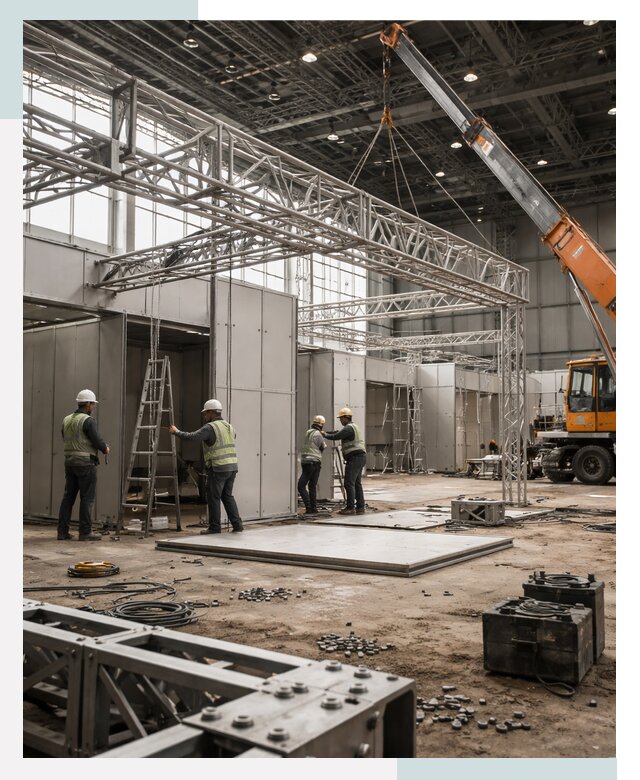 Строительство выставочных павильонов в Орехове-Зуеве от 36470 р.| СтальСтрой-Рхв