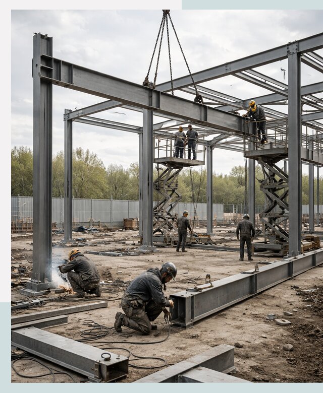 Строительство выставочных павильонов из металлоконструкций в Орехове-Зуеве