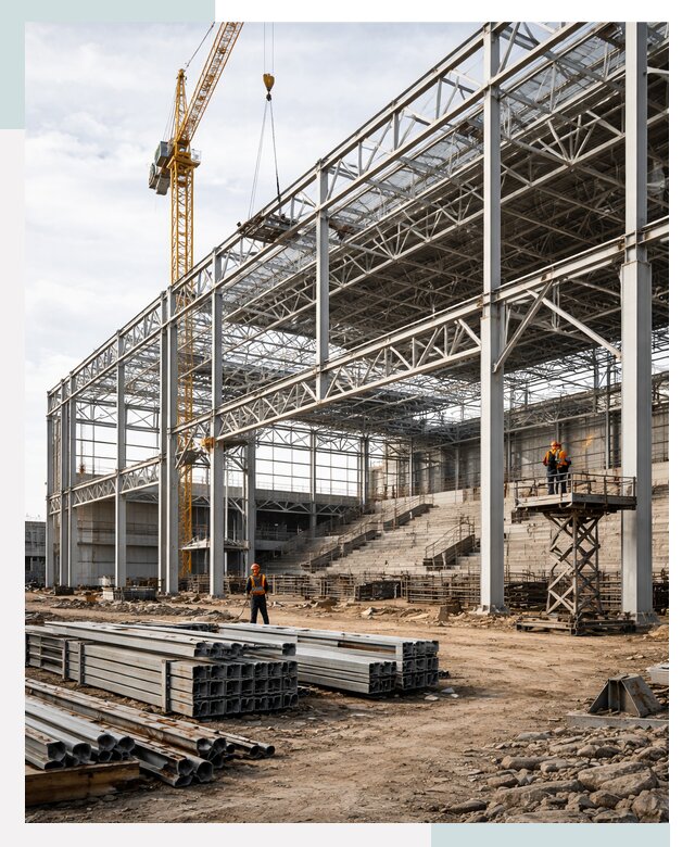 Строительство спортивных комплексов в Орехове-Зуеве от 31260 р. | СтальСтрой-Рхв